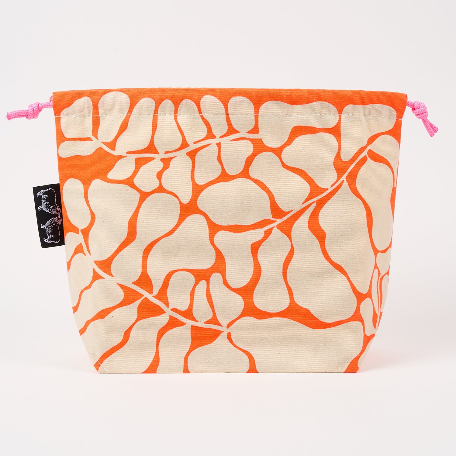 LOVE IT DRAWSTRING BAG - WOBBLE ORANGE orange Project Bags