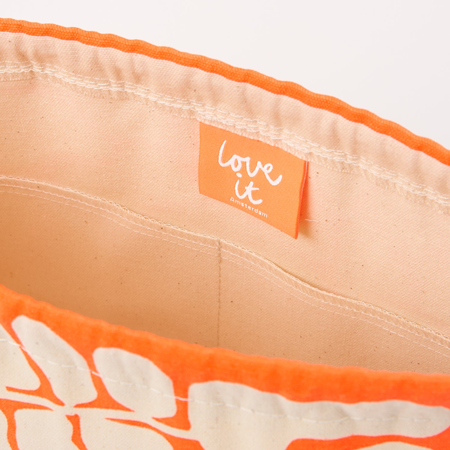 Drawstring Bag - Wobble Orange