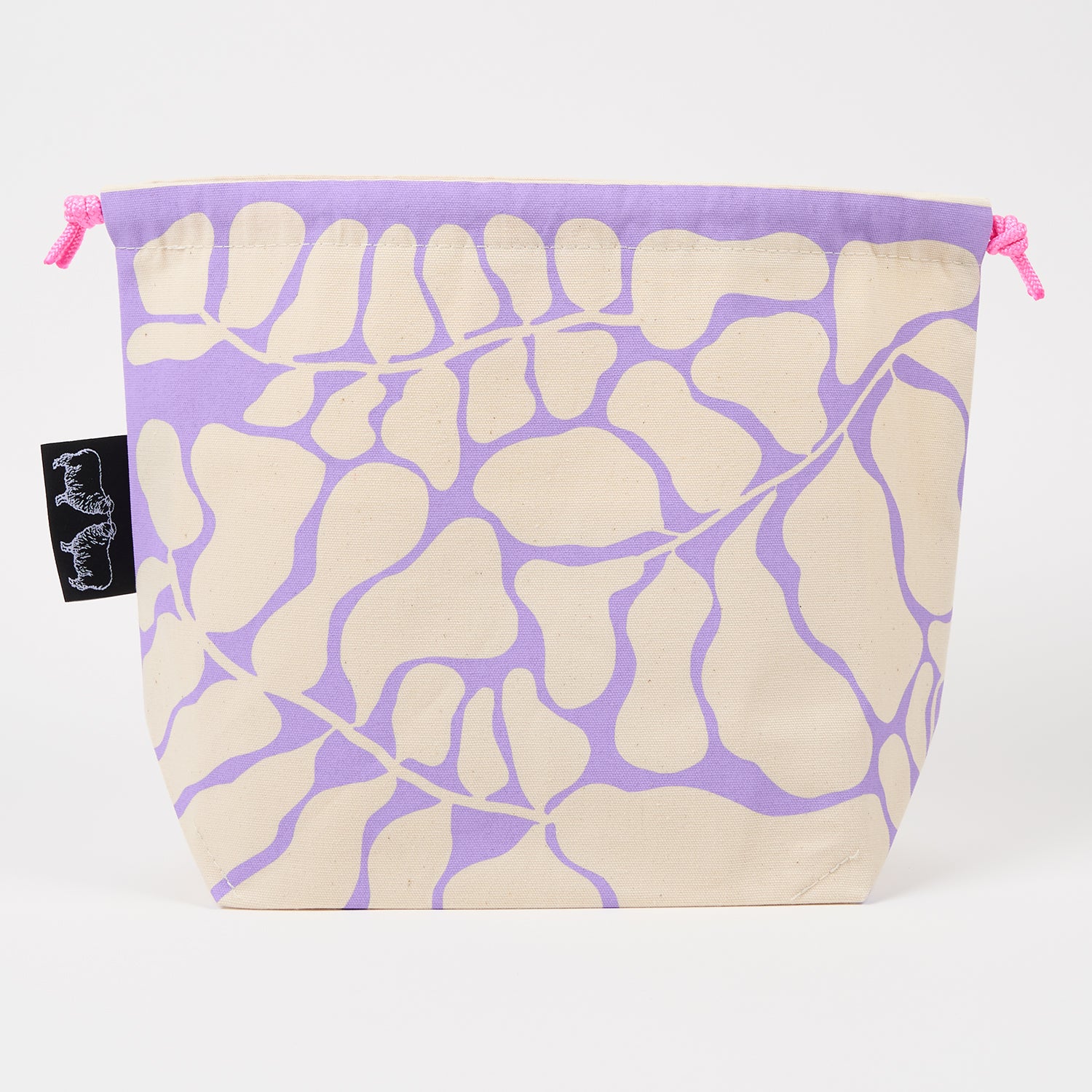 LOVE IT DRAWSTRING BAG - WOBBLE PURPLE purple Project Bags