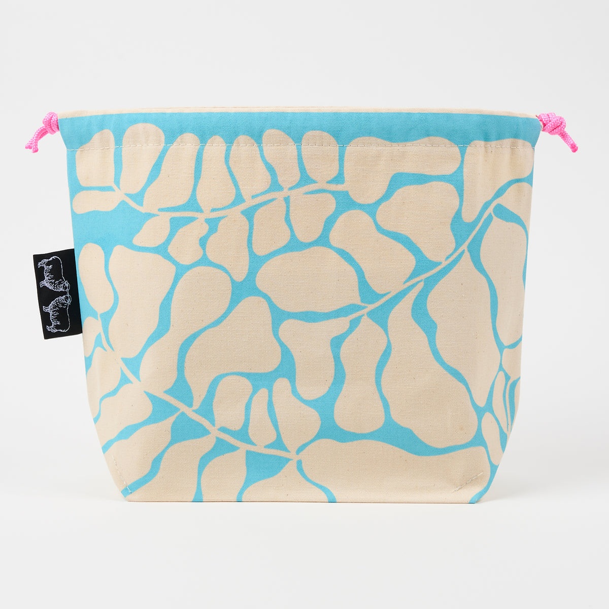 LOVE IT DRAWSTRING BAG - WOBBLE ROBINS EGG blue turquoise Project Bags