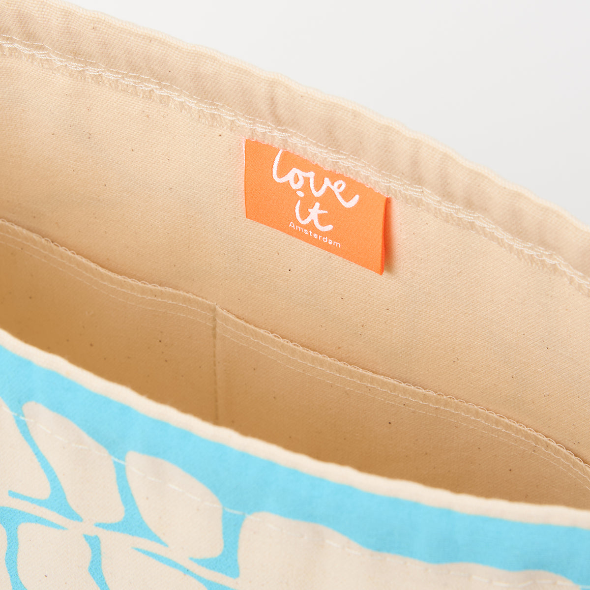 Drawstring Bag - Wobble Robins Egg