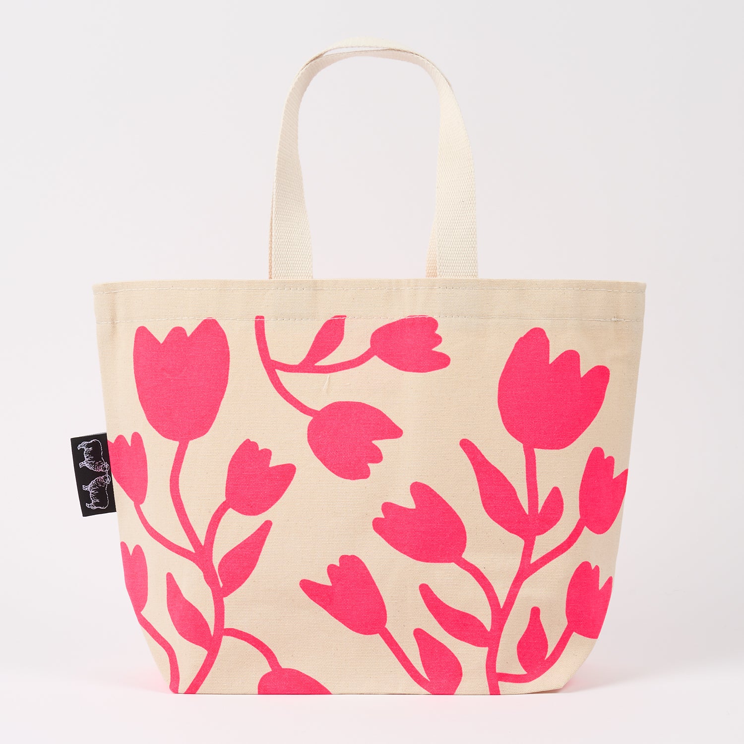 LOVE IT NIKO BAG - CURLY TULIPS PINK fuchsia pink Project Bags