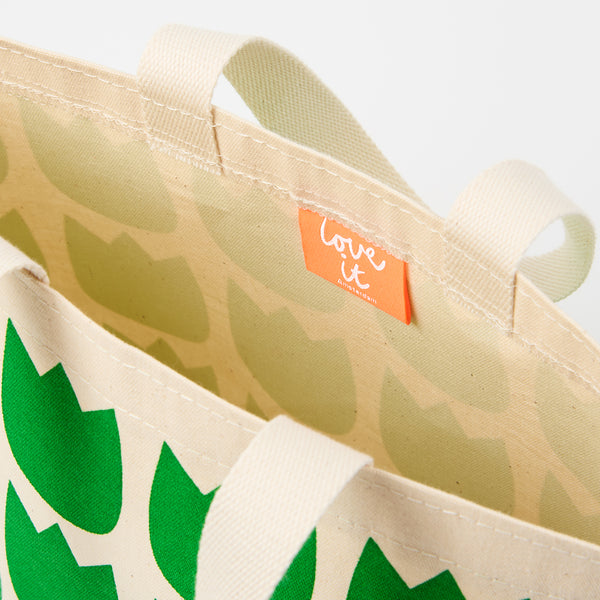 NIKO BAG - TULIPS GREEN - Stephen & Penelope