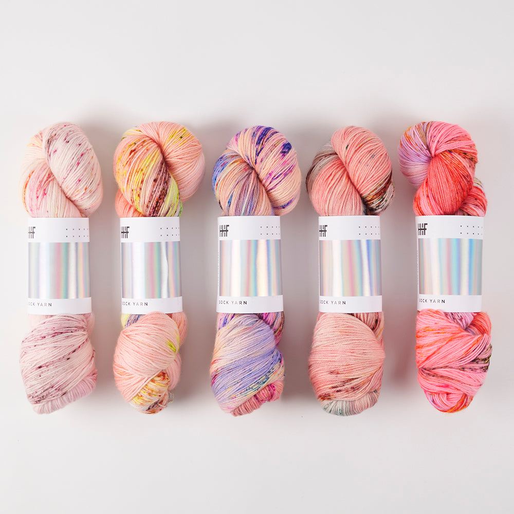 Hedgehog Fibres LYCHEE KITTEN Fingering Quick Kits
