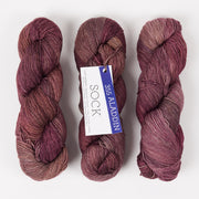 Malabrigo MALABRIGO SOCK - ALADDIN Merino wool Light Fingering red purple Yarn