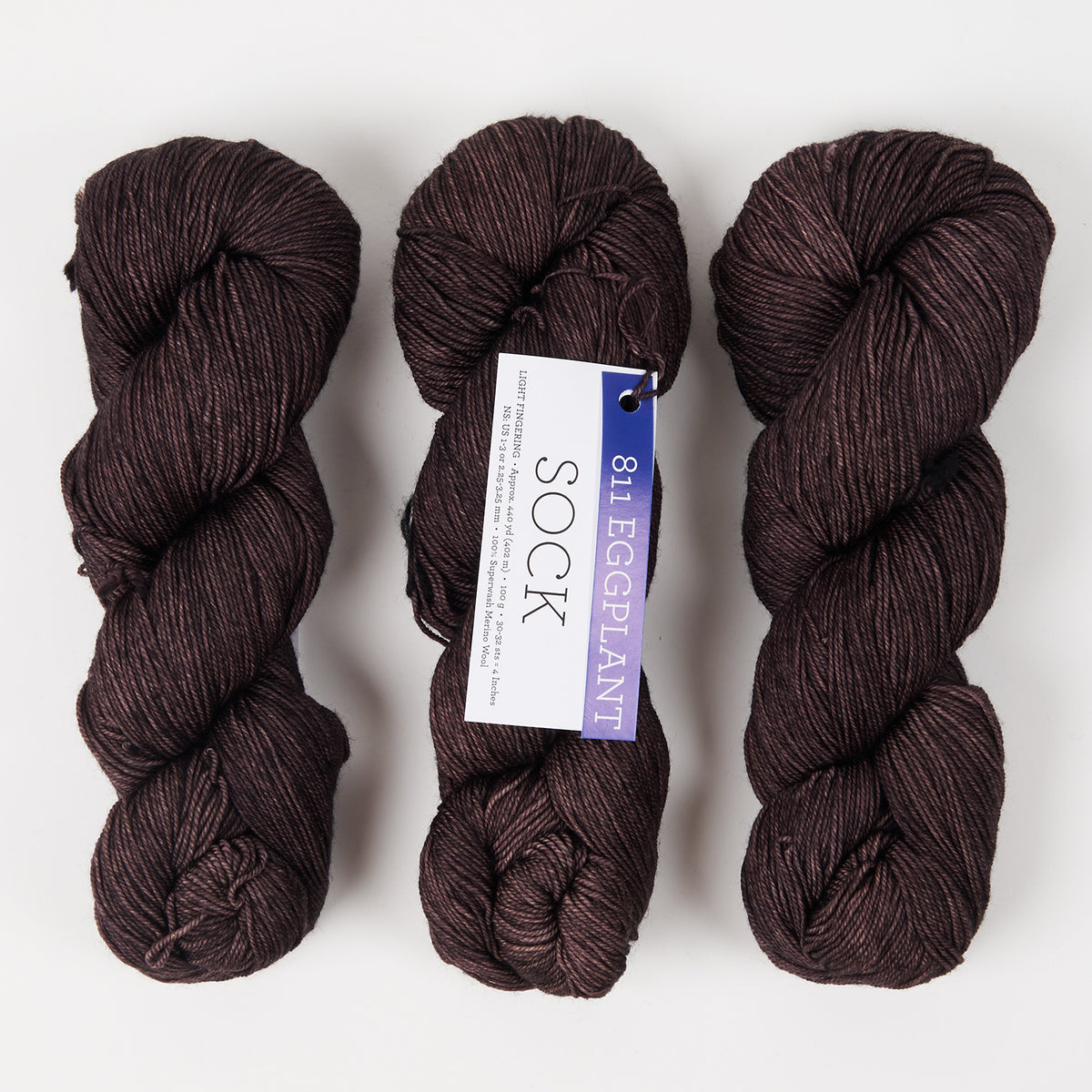 MALABRIGO SOCK - EGGPLANT