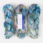 Malabrigo MALABRIGO SOCK - PARADE Merino wool Light Fingering multicolour blue Yarn