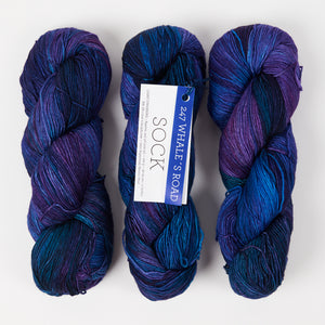 MALABRIGO SOCK - WHALES ROAD