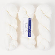 Malabrigo MALABRIGO SOCK - WHITE Merino wool Light Fingering white Yarn