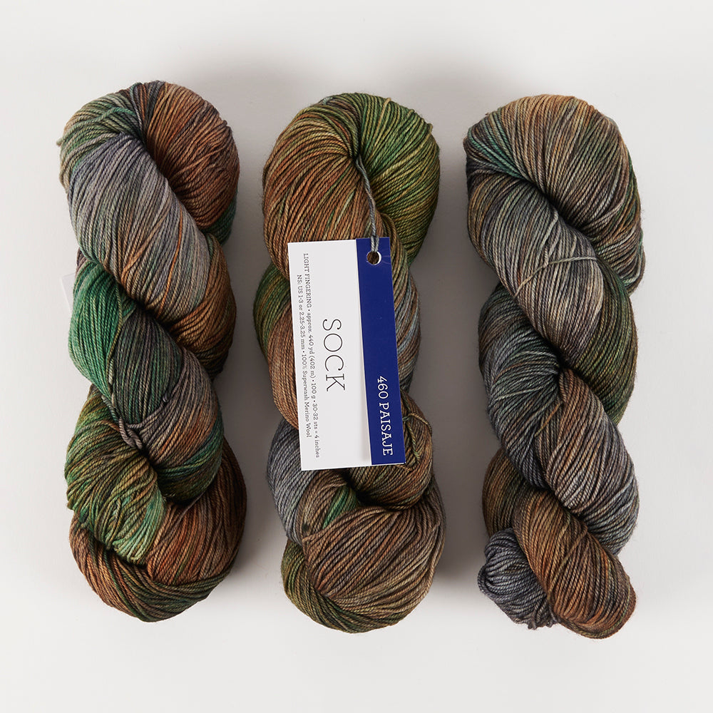 Malabrigo MALABRIGO SOCK - PAISAJE Merino wool Light Fingering multicolour Yarn