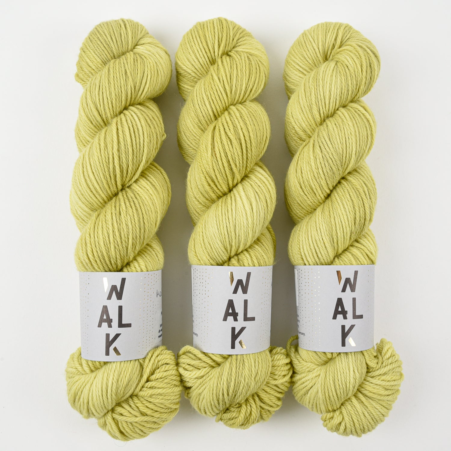 WALK Collection WALK MERINO DK - MALIBU GOLD Merino wool DK yellow Yarn