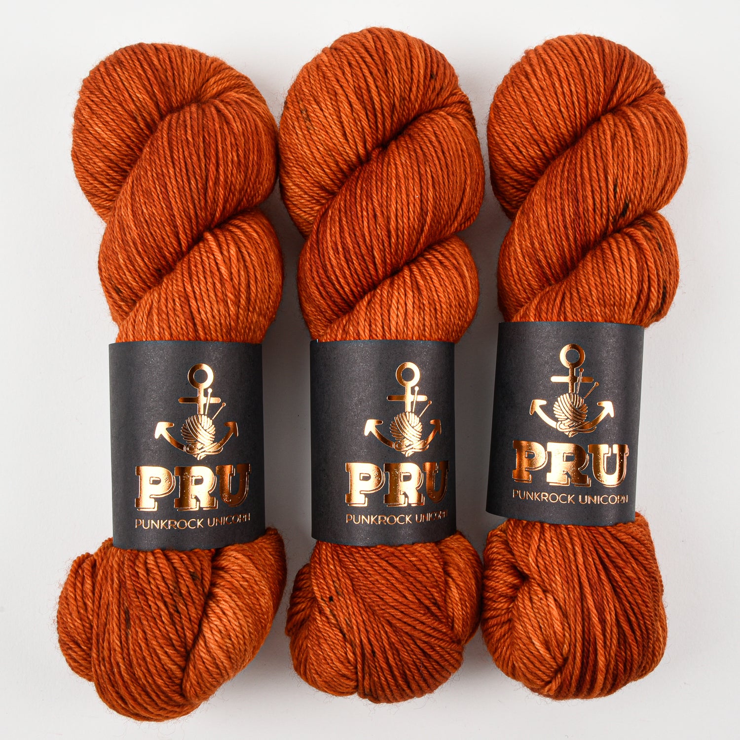 Punk Rock Unicorn SOUL DK - MARONI Merino wool Nylon DK Sock orange Yarn