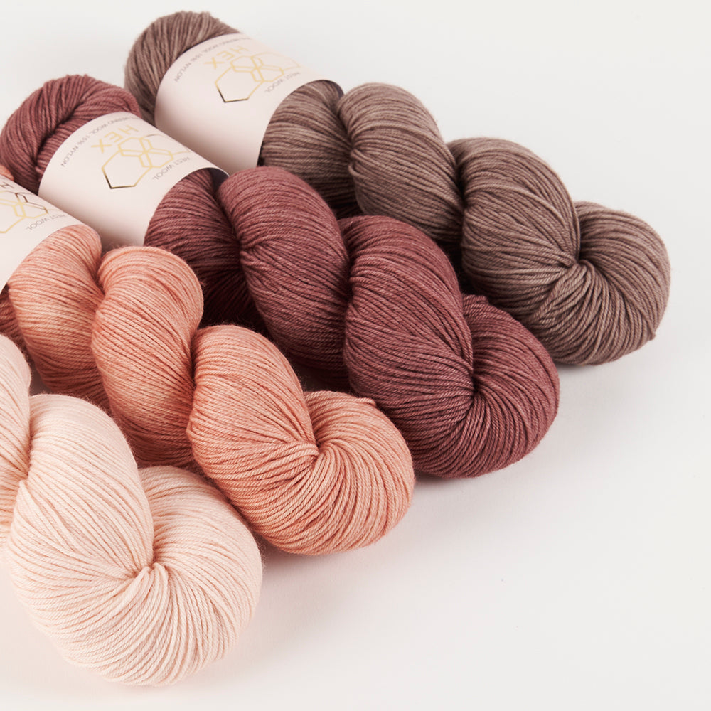 TOPOGRAPHY SHAWL - MAUVELLOUS WOOD