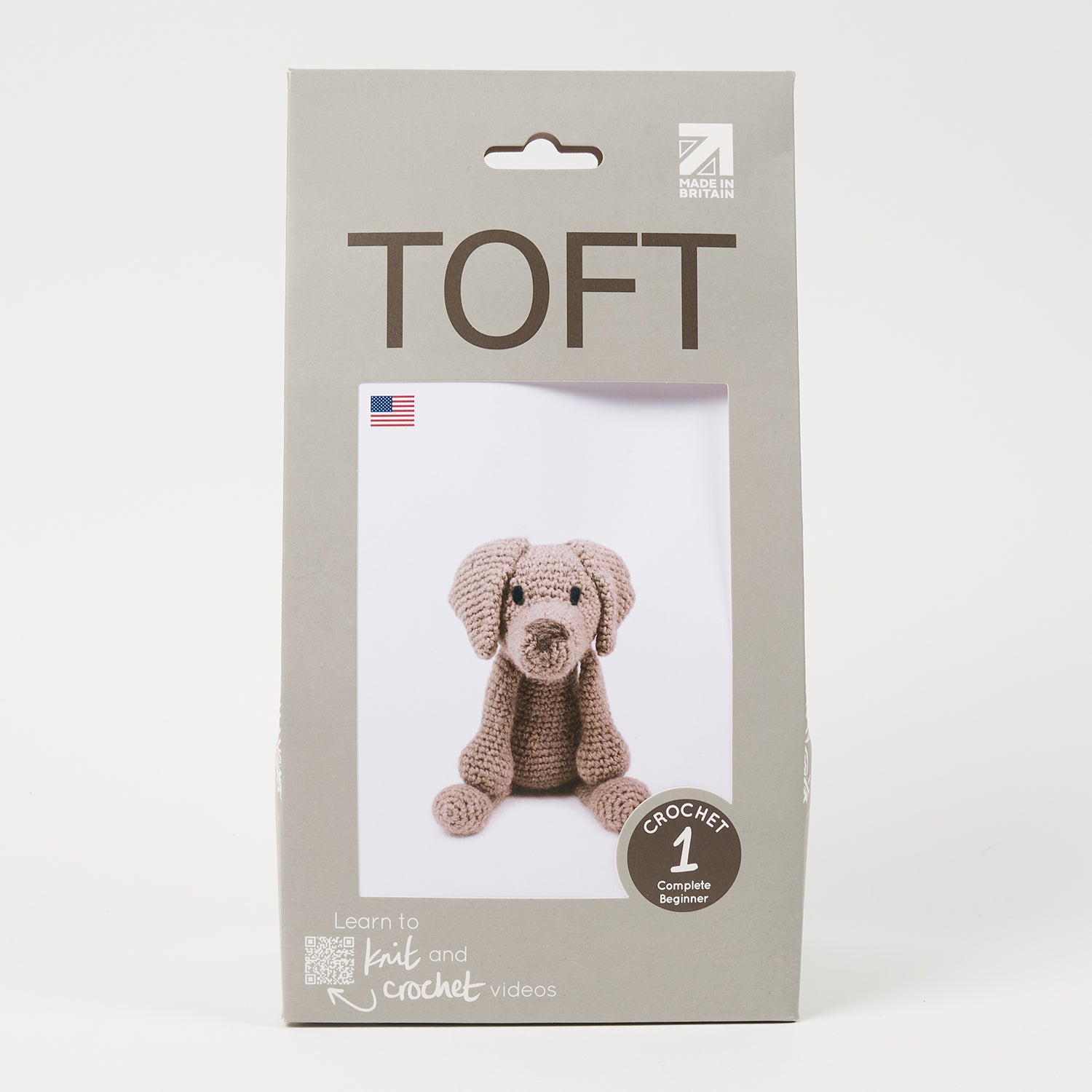 Toft MAX THE WEIMARANER - STONE Crochet Kit