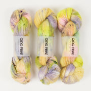 Qing Fibre MELTED BABY SURI - DAZZLE Alpaca Merino wool Silk Yarn