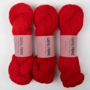 Qing Fibre MELTED BABY SURI - FIRAJA Alpaca Merino wool Silk Sport red Yarn