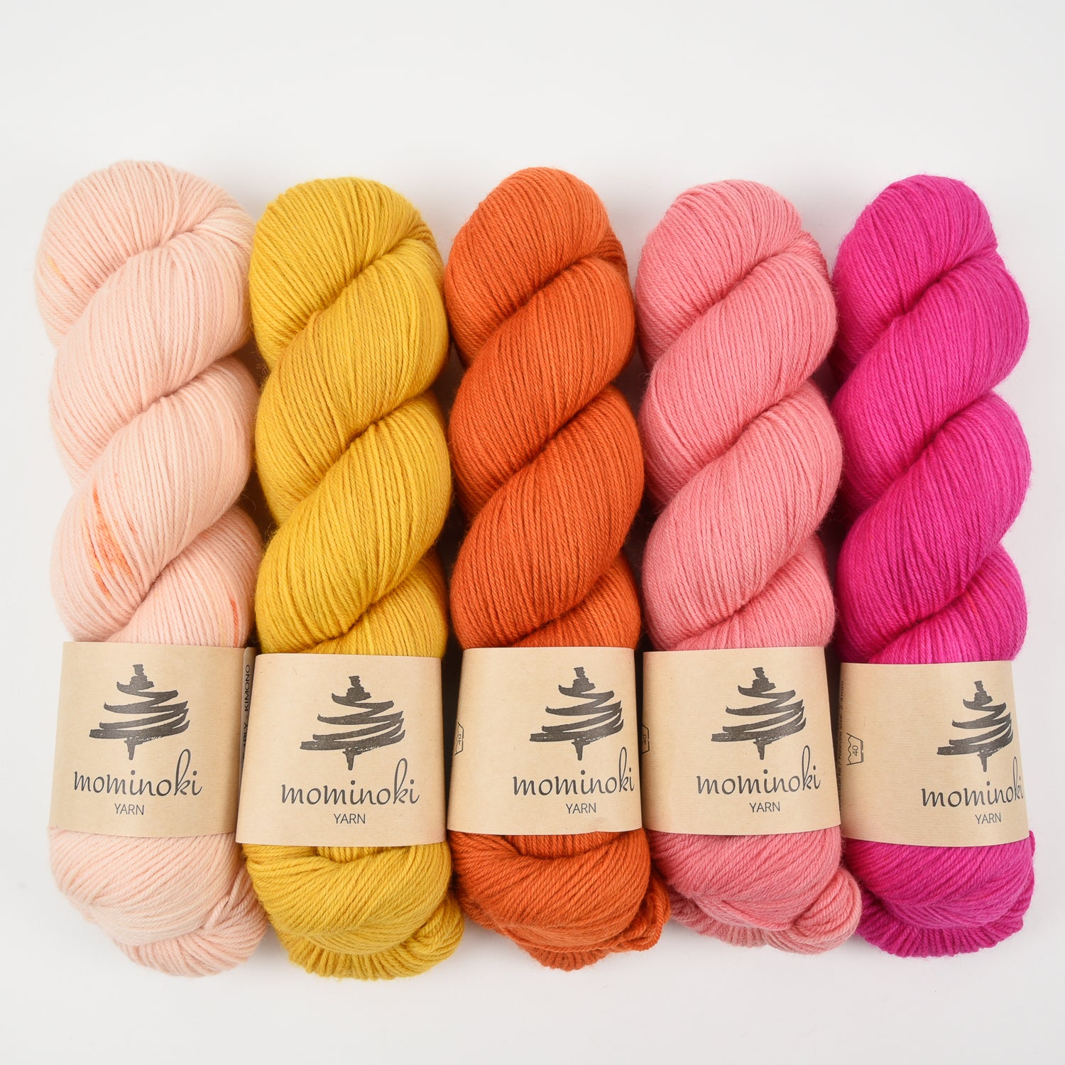 Mominoki Yarn MELTED SORBET Merino wool Polyamide Fingering Quick Kits