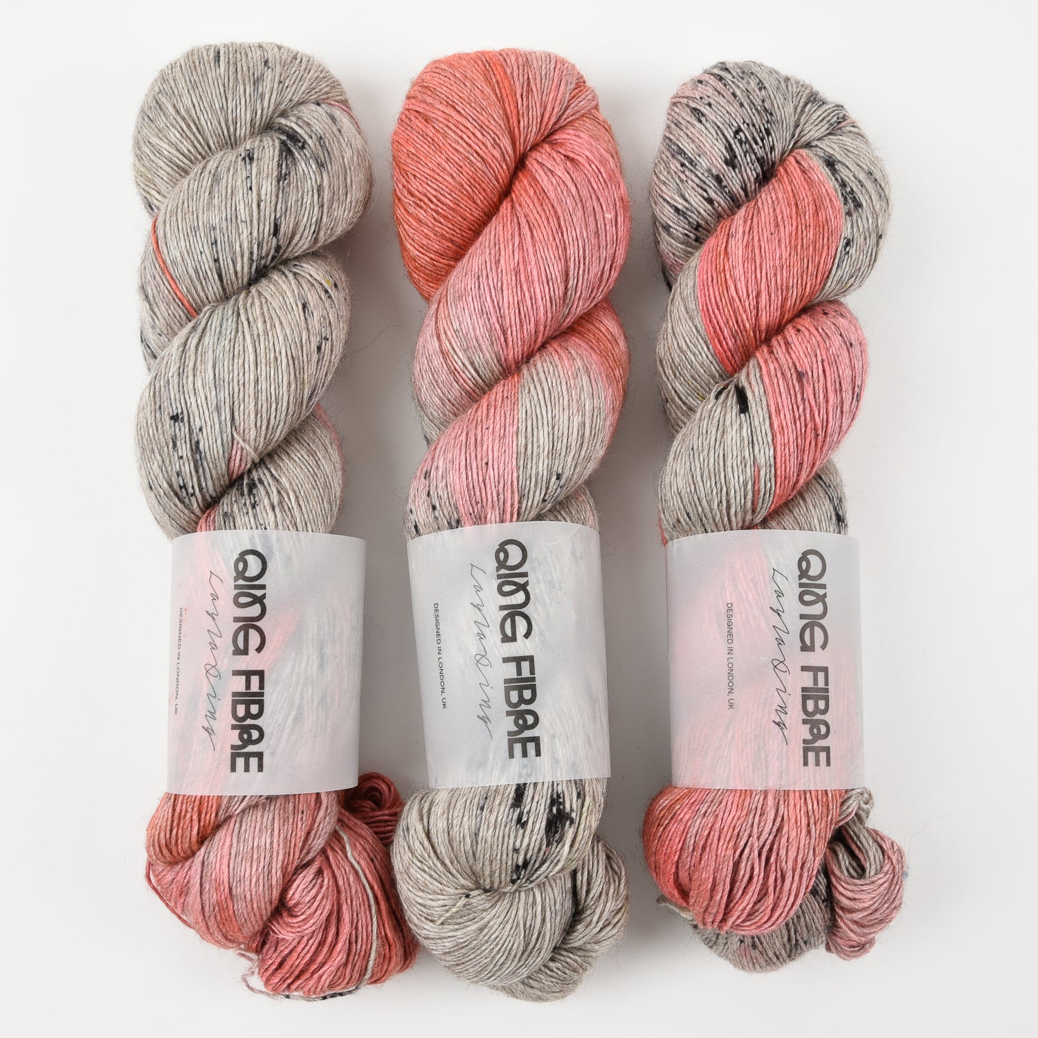 Qing Fibre QING YAK SINGLES - MEOW Merino wool Yak Silk Fingering Yarn