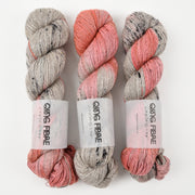 Qing Fibre QING YAK SINGLES - MEOW Merino wool Yak Silk Fingering Yarn