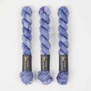 Dark Omen Yarn MERINO SOCK MINI - DESTINY Merino wool Nylon Fingering blue Yarn