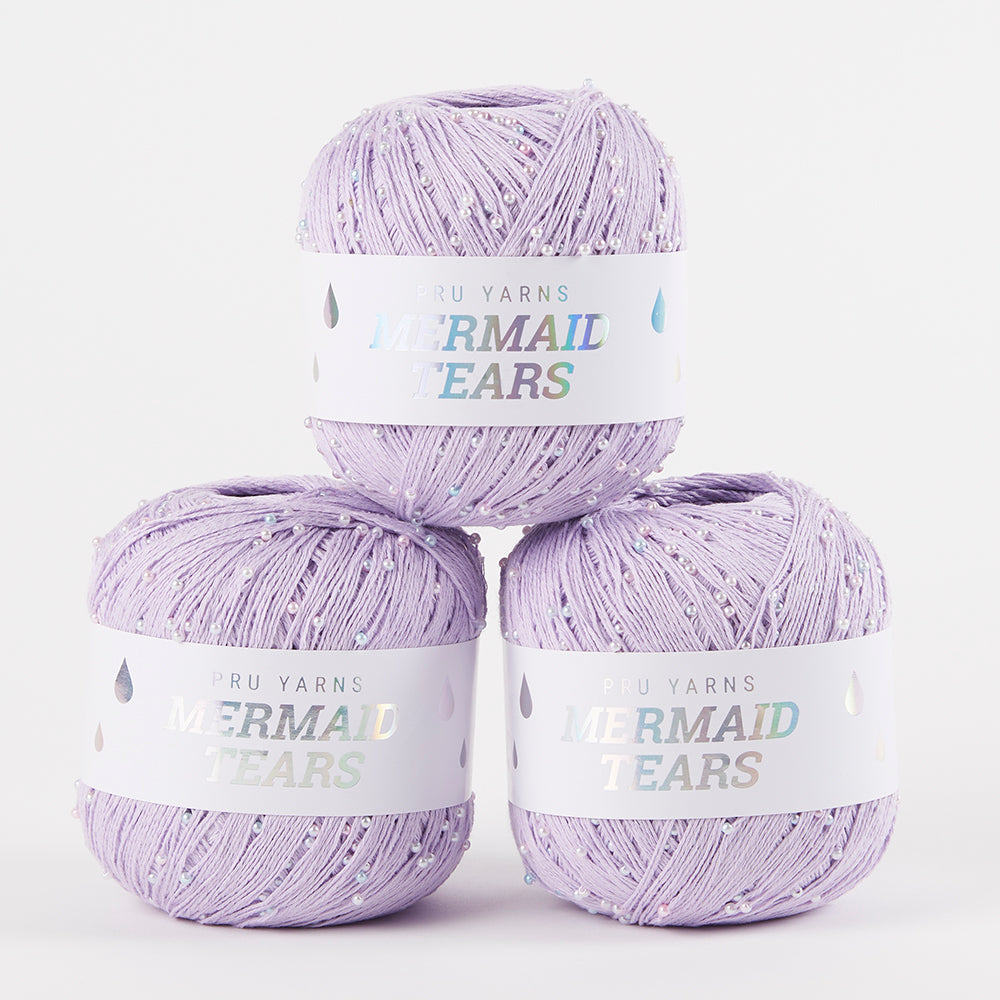 Punk Rock Unicorn MERMAID TEARS - LILAC Cotton Sport purple Yarn