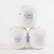Punk Rock Unicorn MERMAID TEARS - WHITE Cotton Sport white Yarn