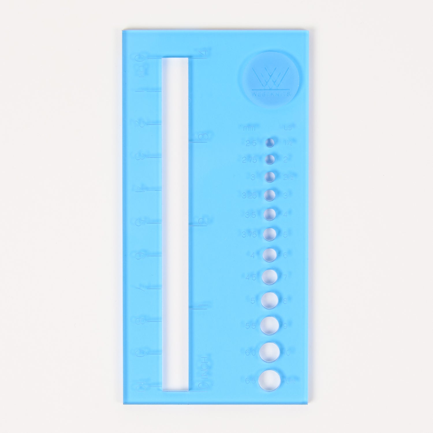 Stephen & Penelope Notions BLUE NEEDLE GAUGE Tools