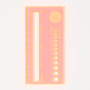 Stephen & Penelope Notions NEON ORANGE NEEDLE GAUGE Tools