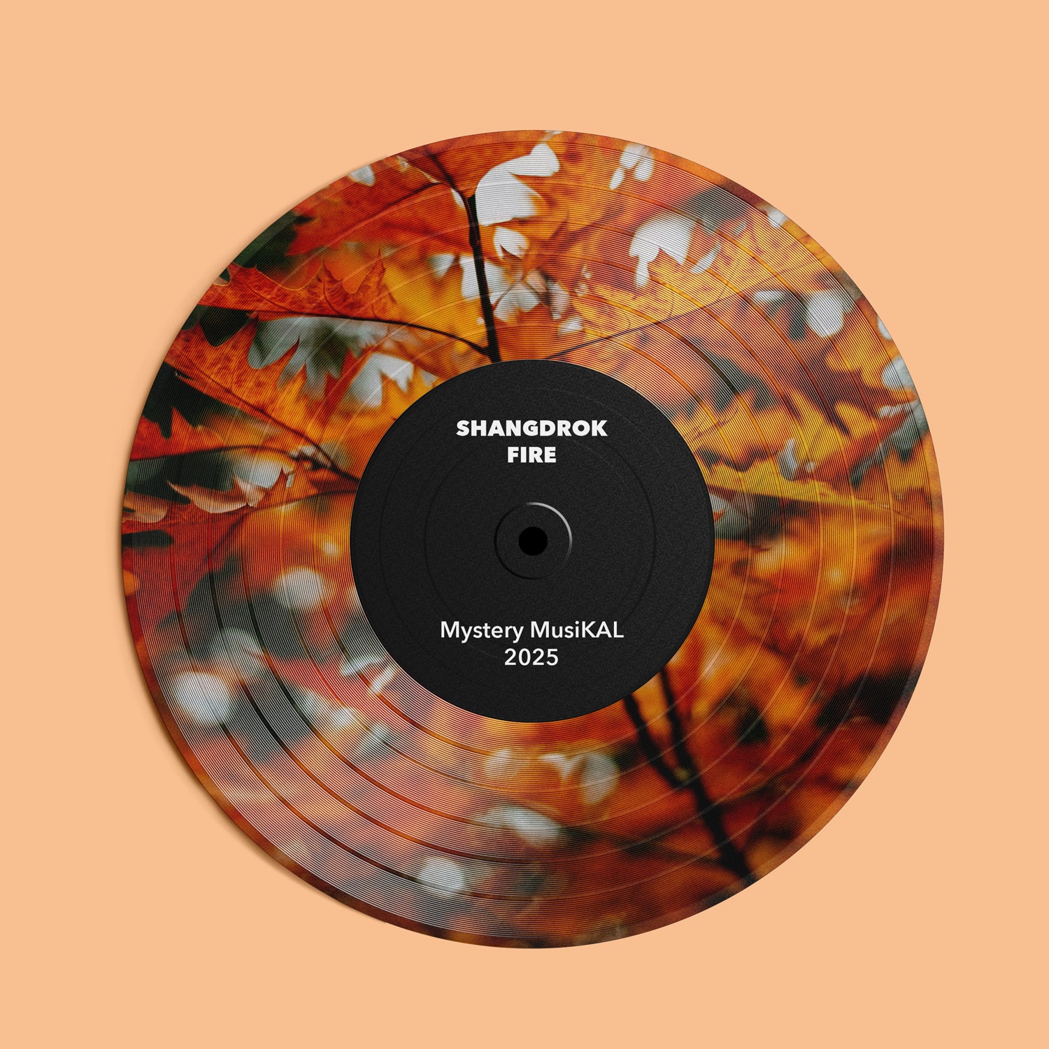 Shangdrok MYSTERY MUSIKAL - SHANGDROK - FIRE Merino wool red orange MKAL Kit