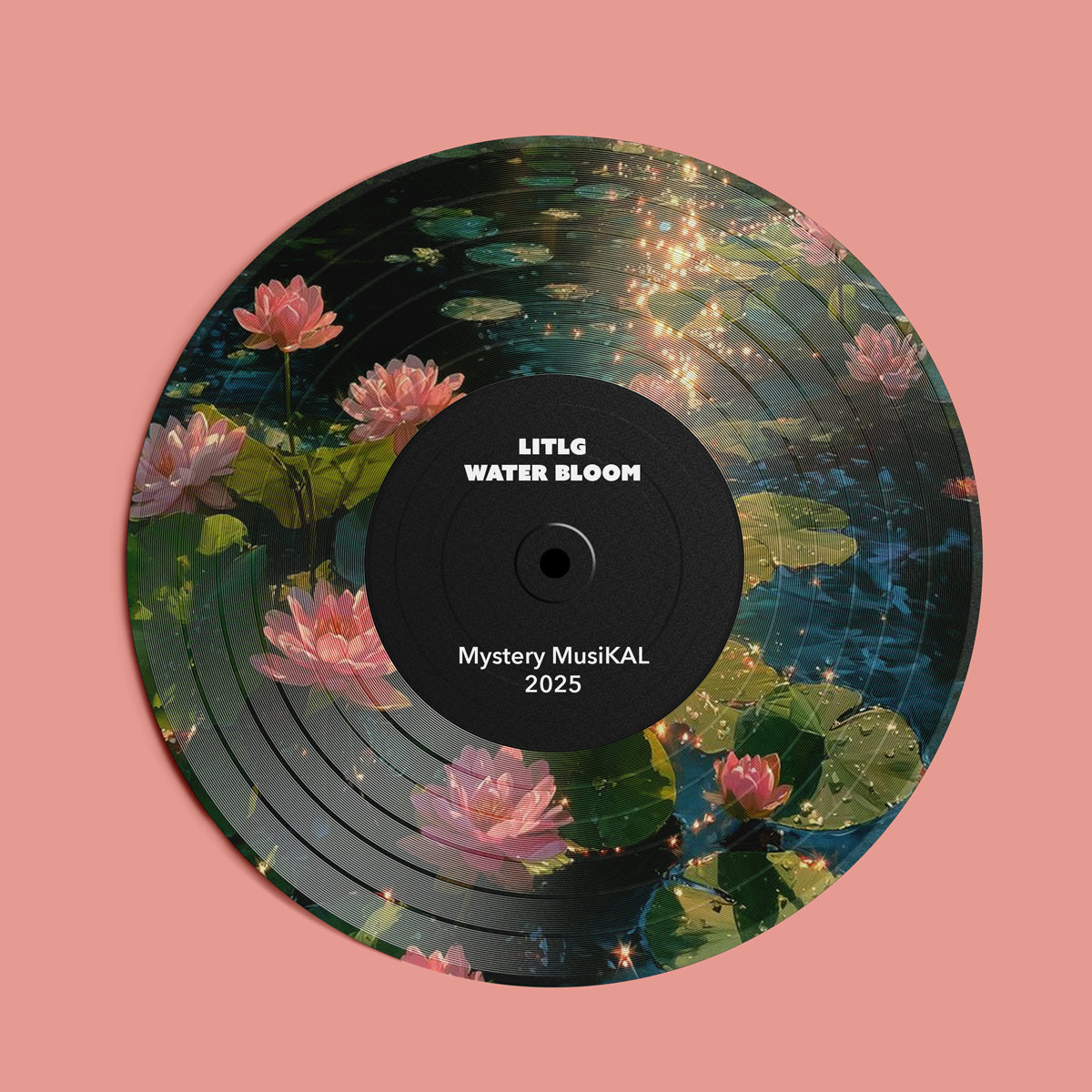 Life in The Long Grass MYSTERY MUSIKAL - LITLG - WATER BLOOM Merino wool pink green MKAL Kit