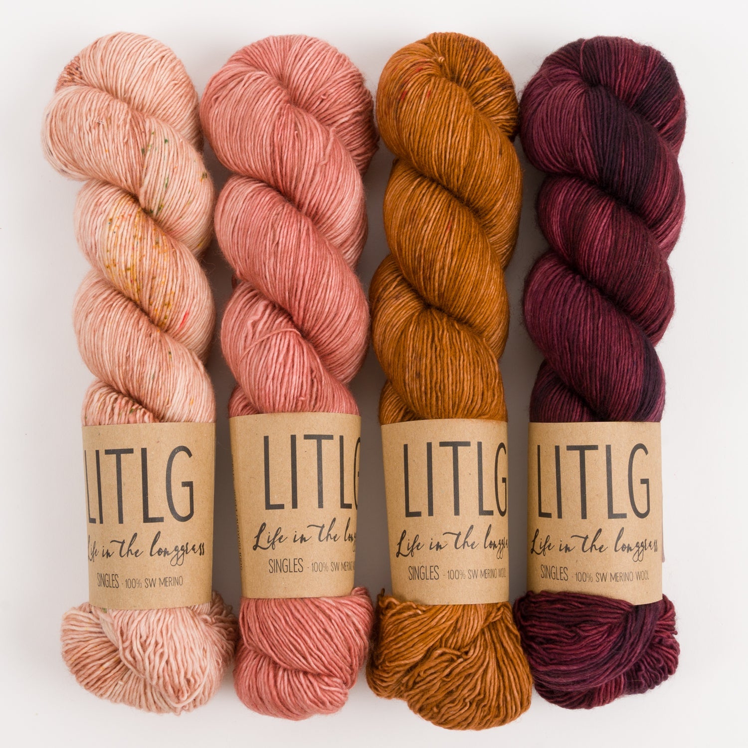 Life in The Long Grass BAROQUE GRADIENT Merino wool Fingering Quick Kits