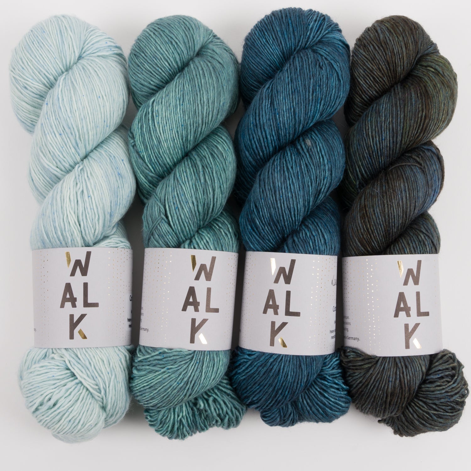 WALK Collection FJORD GRADIENT Merino wool Fingering Quick Kits