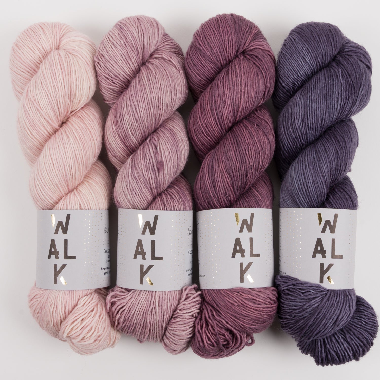 WALK Collection NIGHTSHADE GRADIENT Merino wool Fingering Quick Kits