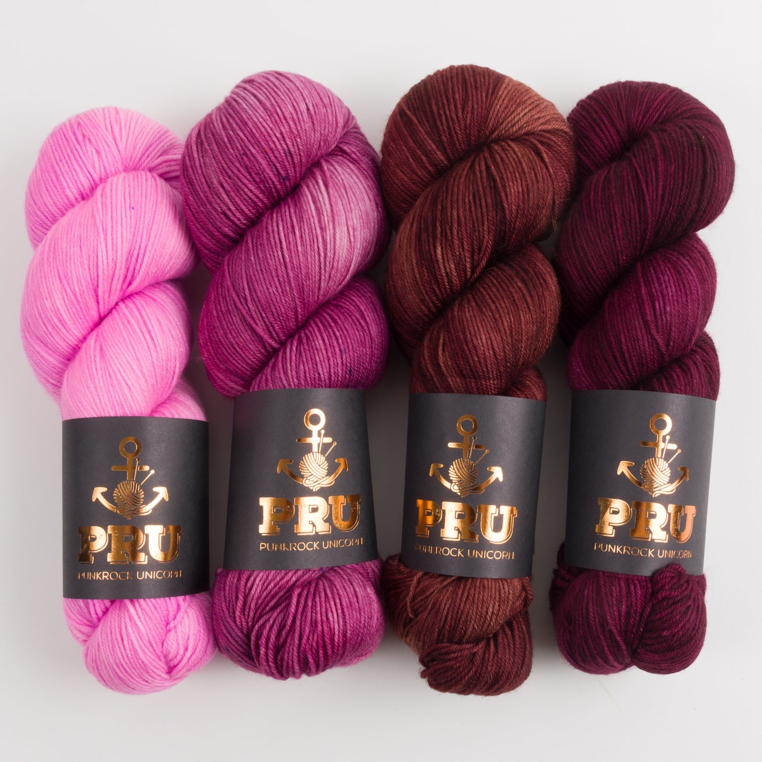 Punk Rock Unicorn PUNSCH GRADIENT Merino wool Nylon Fingering Quick Kits