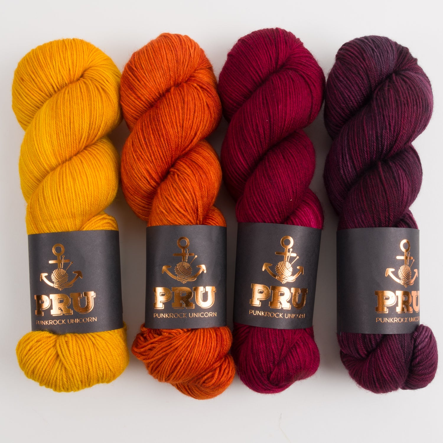 Punk Rock Unicorn VELVET GRADIENT Merino wool Nylon Fingering Quick Kits