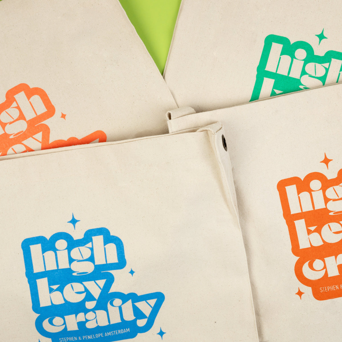 STEPHEN & PENELOPE TOTE BAG - HIGH KEY CRAFTY