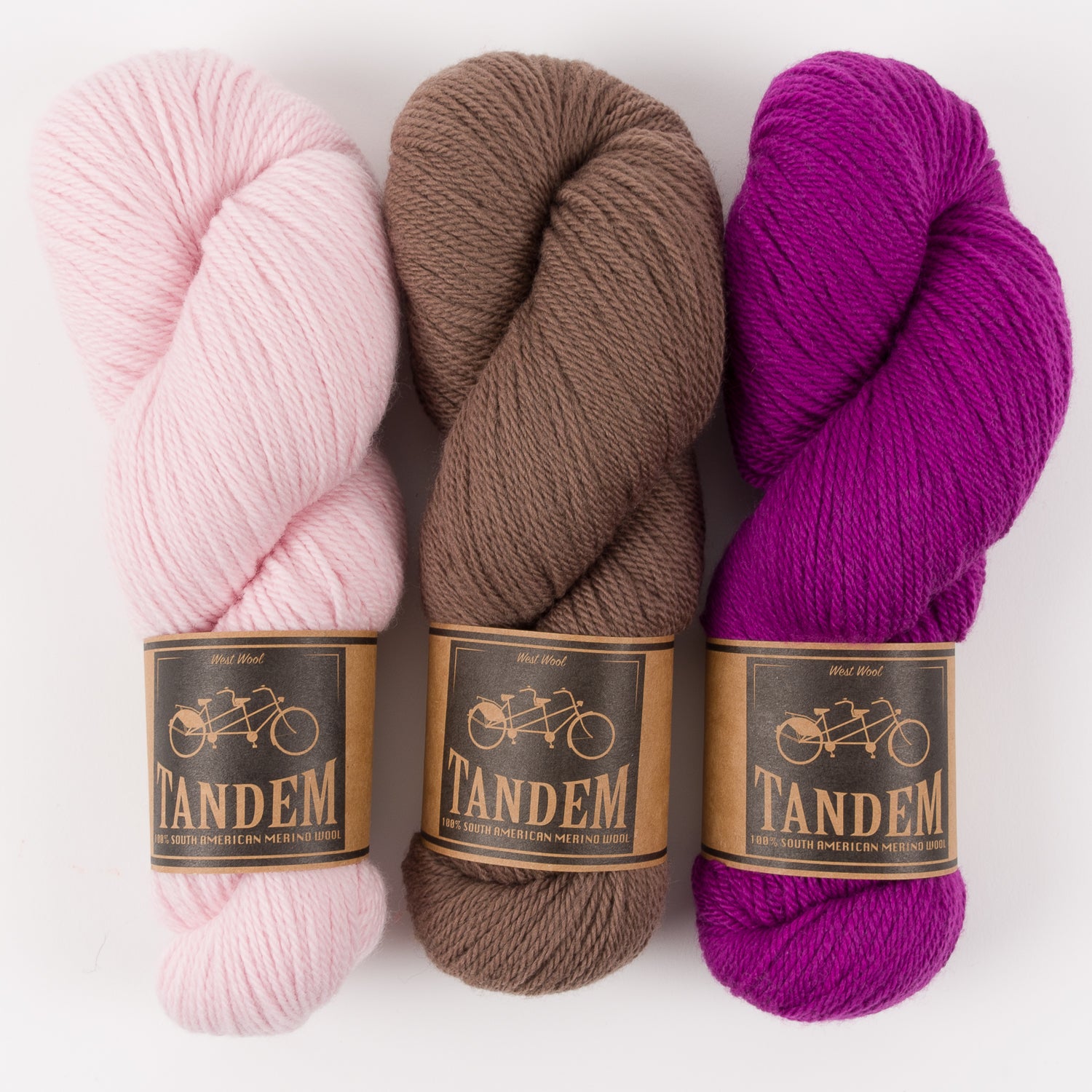 West Wool MOCHA POWDER Merino wool DK Quick Kits