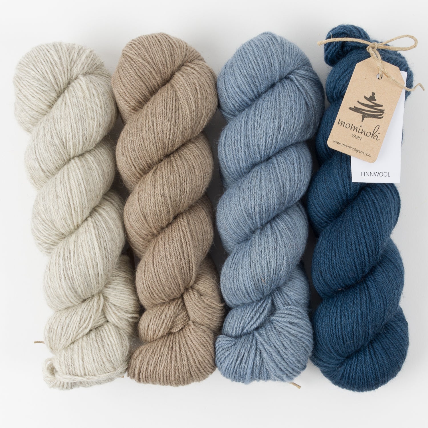 Mominoki Yarn BLUE CUP Wool Fingering Quick Kits
