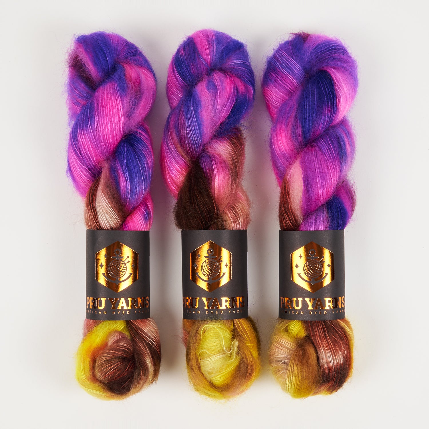 Punk Rock Unicorn MOE - SPICE Kid Mohair Silk Lace multicolour Yarn