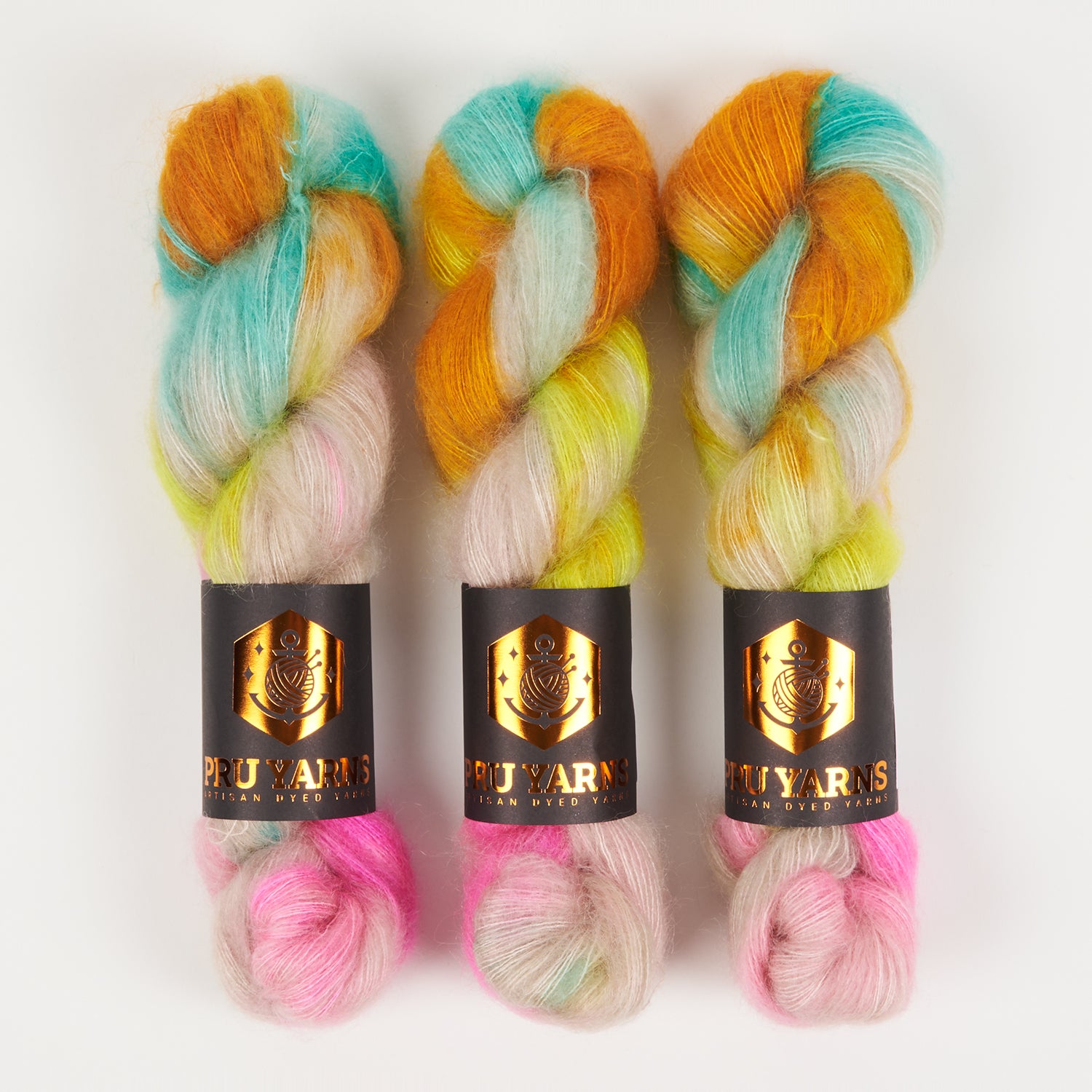 Punk Rock Unicorn MOE - STRANDBAR Kid Mohair Silk Lace multicolour Yarn