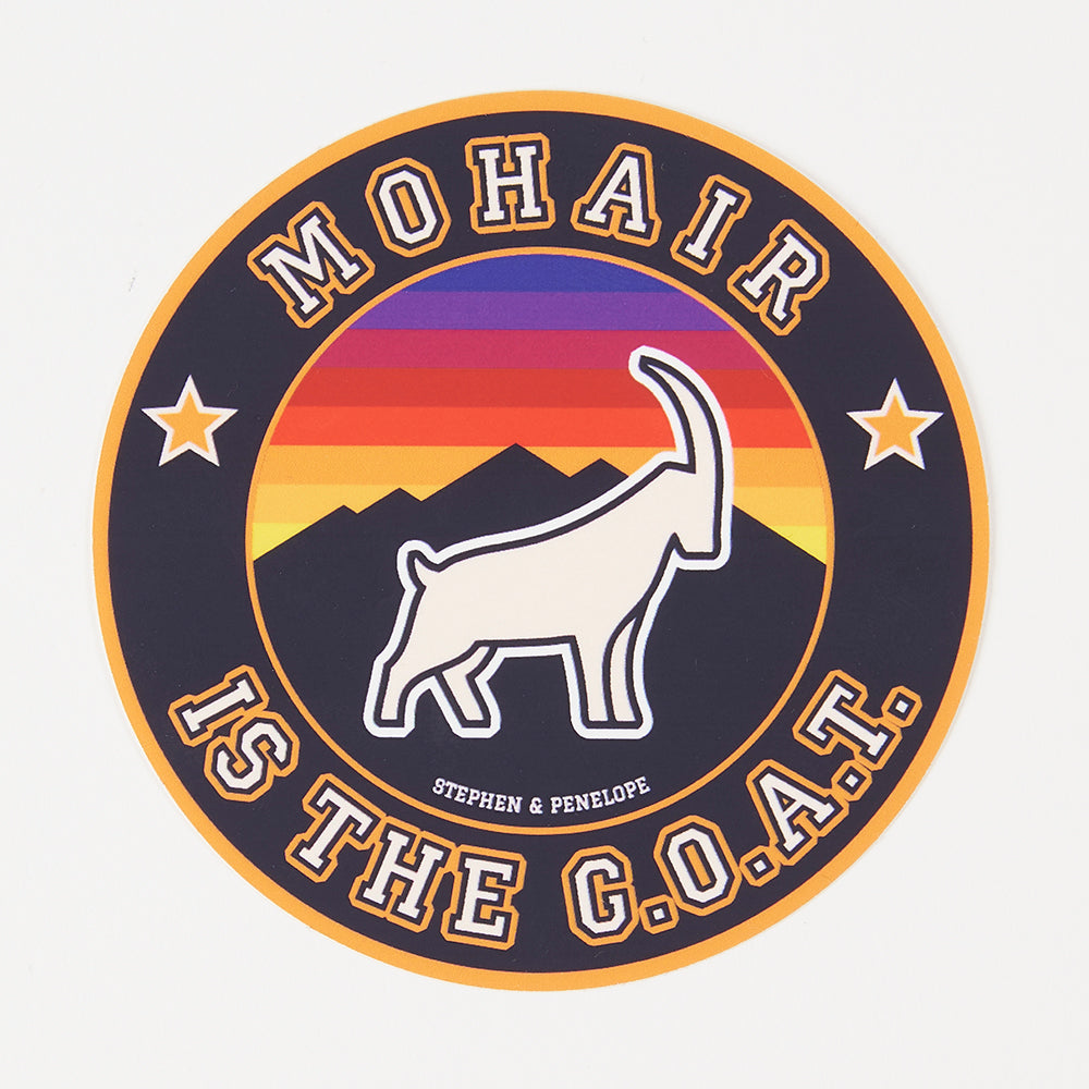 MOHAIR IS THE G.O.A.T STICKER SET