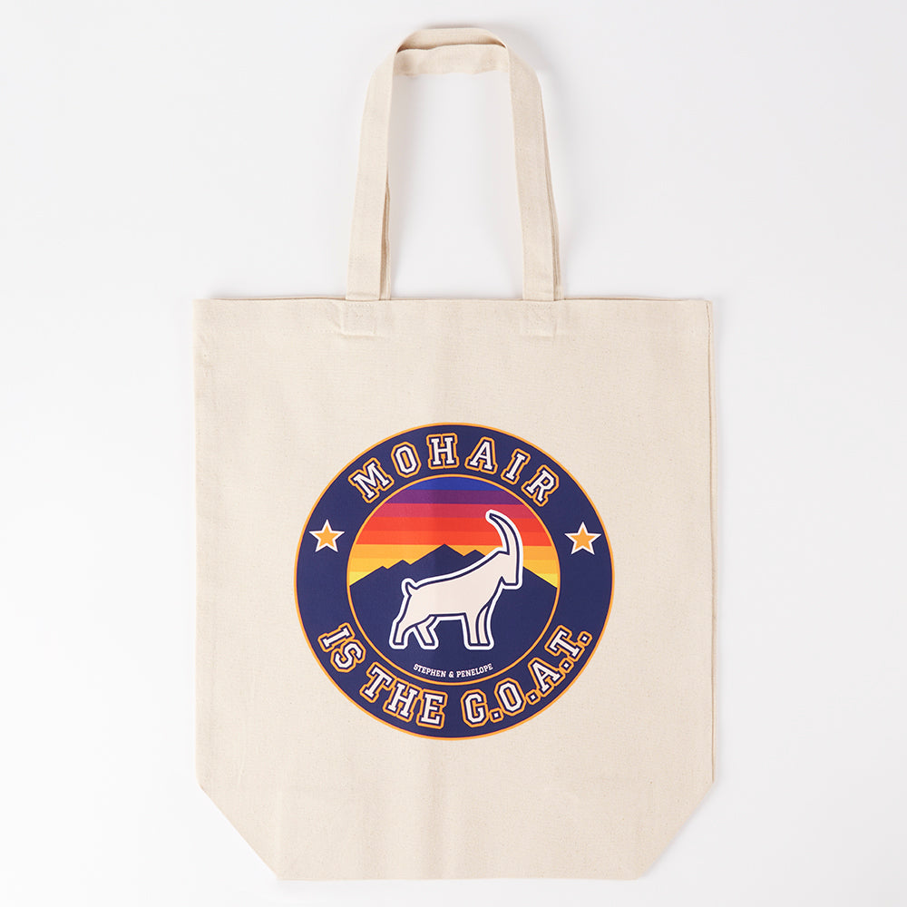 Stephen & Penelope Project Bags MOHAIR IS THE G.O.A.T TOTE BAG cream multicolour Project Bags
