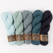 West Wool MORGAINE SPRUCE Merino wool Fingering Quick Kits