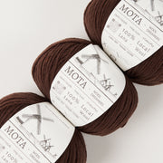 Wool Dreamers MOTA - 003 CHESTNUT Wool DK brown Yarn