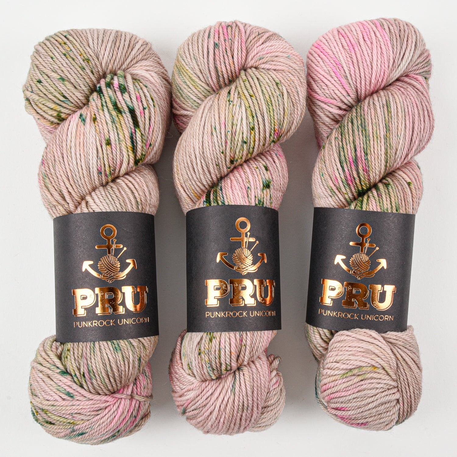 Punk Rock Unicorn SOUL DK - MUMBAI Merino wool Nylon DK Sock cream Yarn