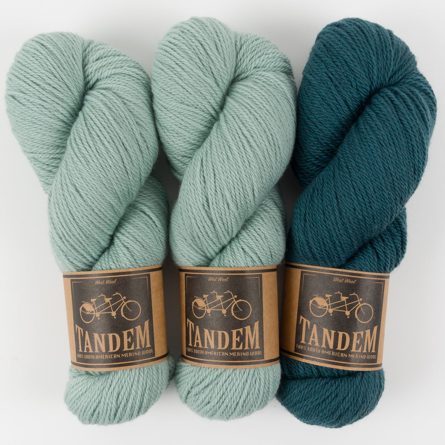 West Wool MYSTERIOUS BLUE Merino wool DK Quick Kits