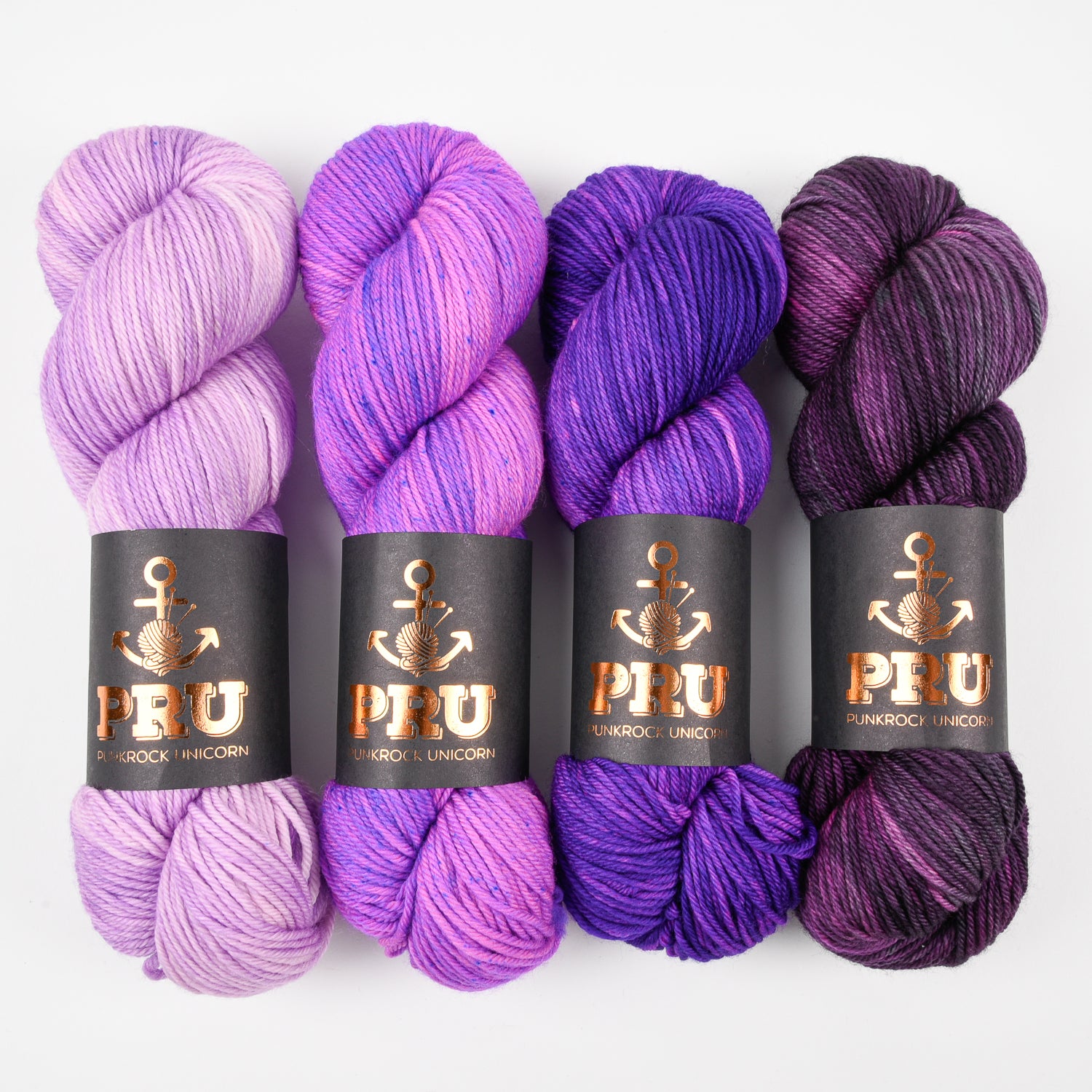 Punk Rock Unicorn MYSTERIOUS FLOWERS Merino wool Nylon Fingering Quick Kits