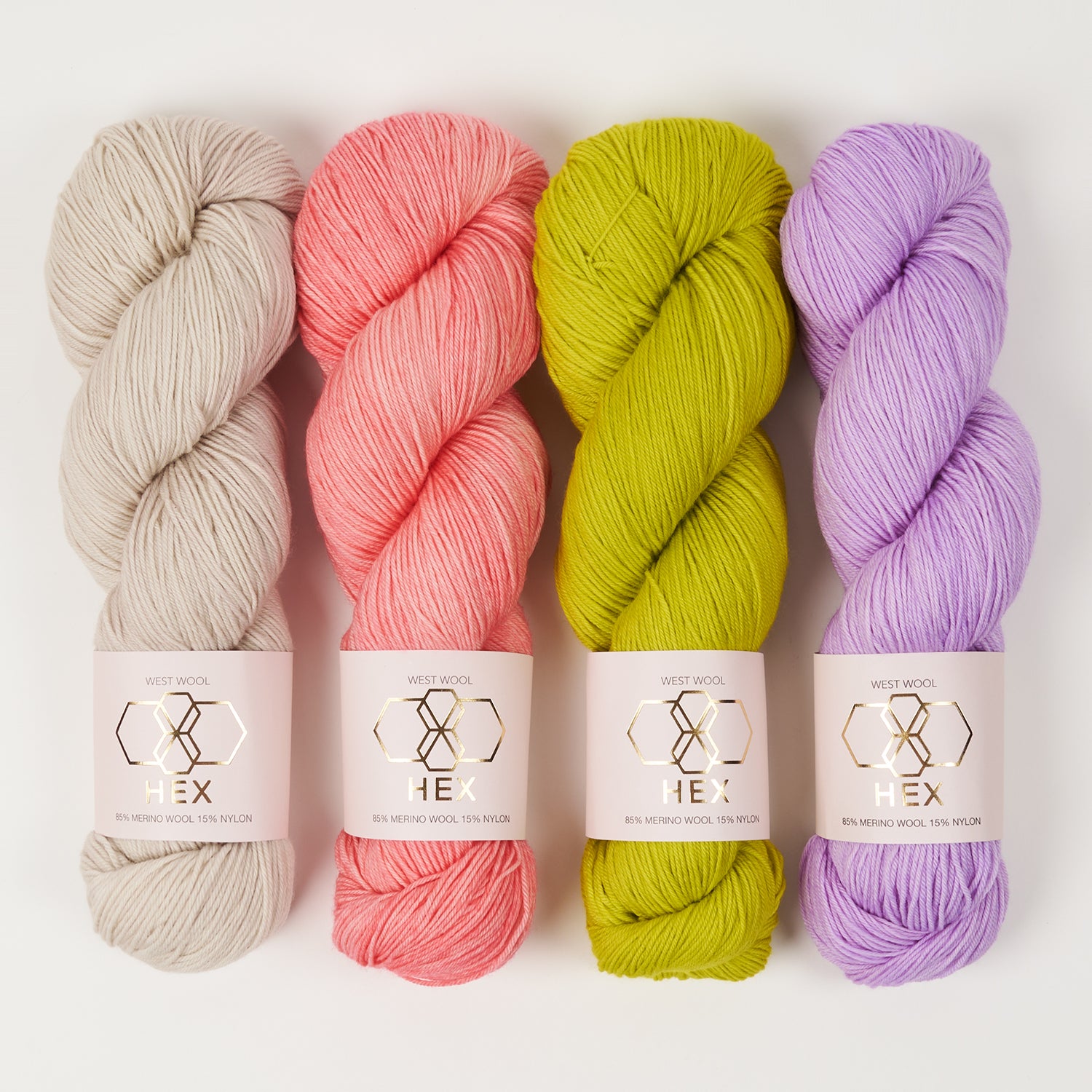 West Wool DAZZLE UNICORN Merino wool Nylon Fingering Quick Kits