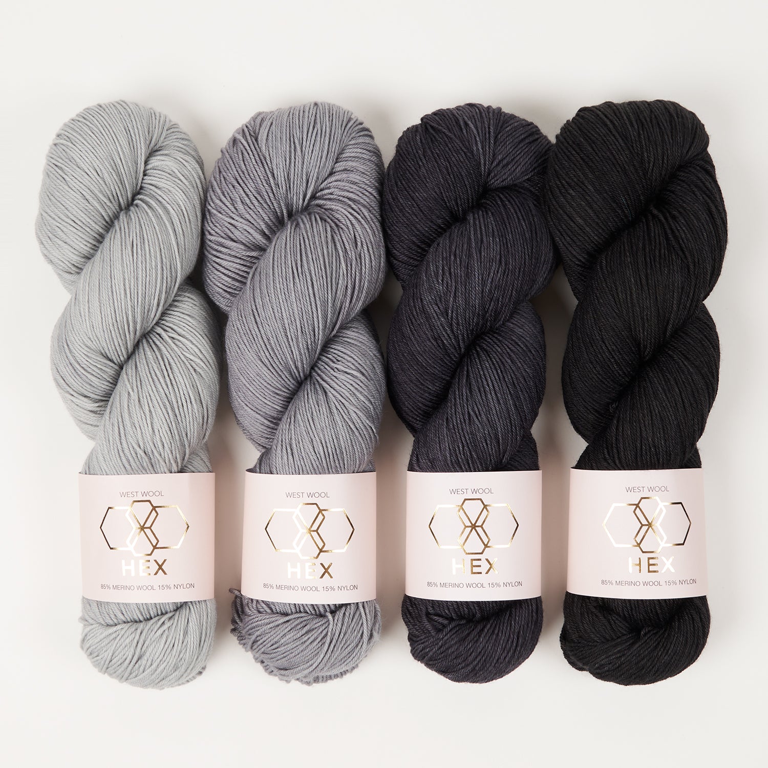 West Wool PIERRE LIGHT - DUTCH ARCHITECT Merino wool Nylon Fingering Westknits Kits