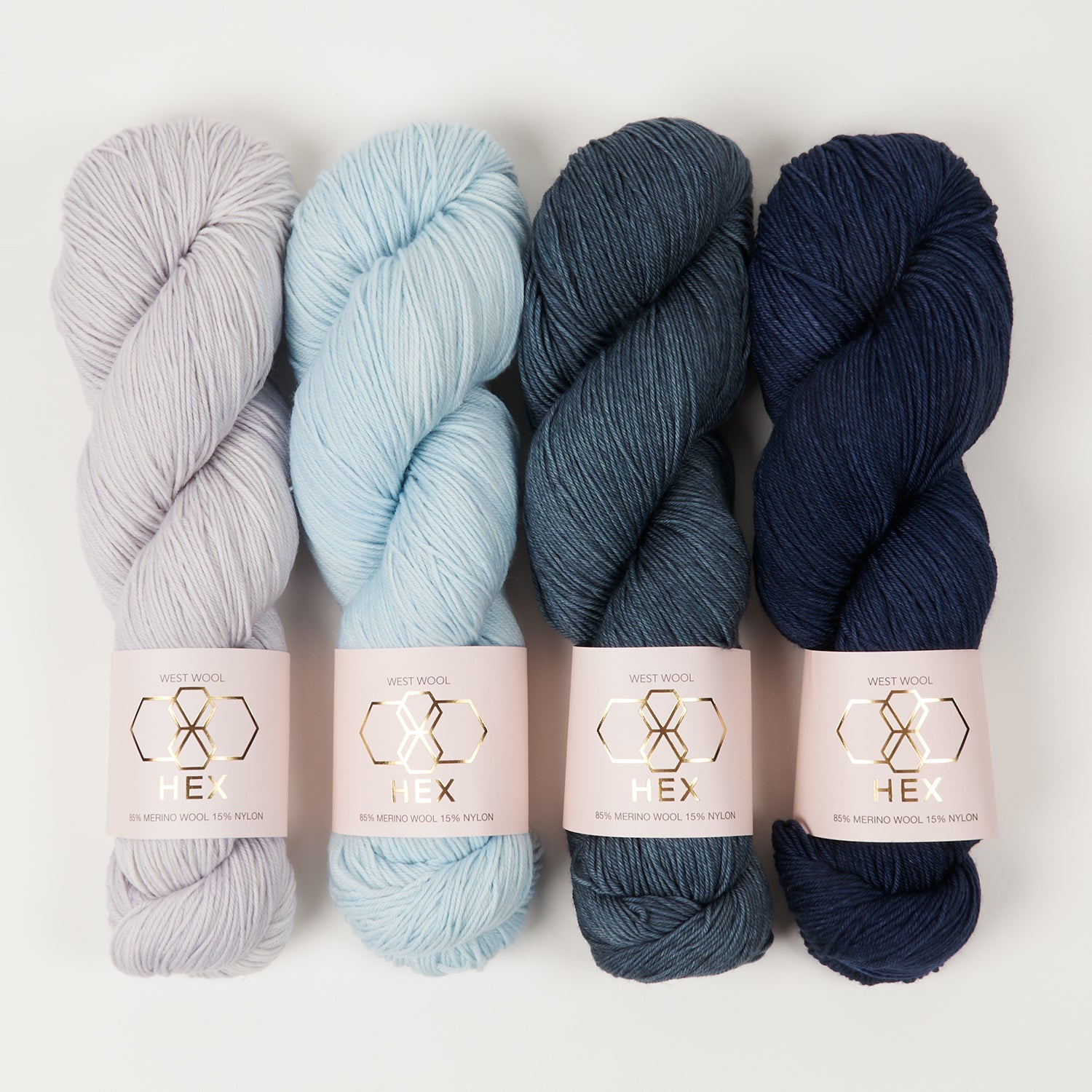 West Wool ICEDANCER BATH Merino wool Nylon Fingering Quick Kits